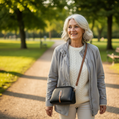 Mila Bolso de hombro de piel