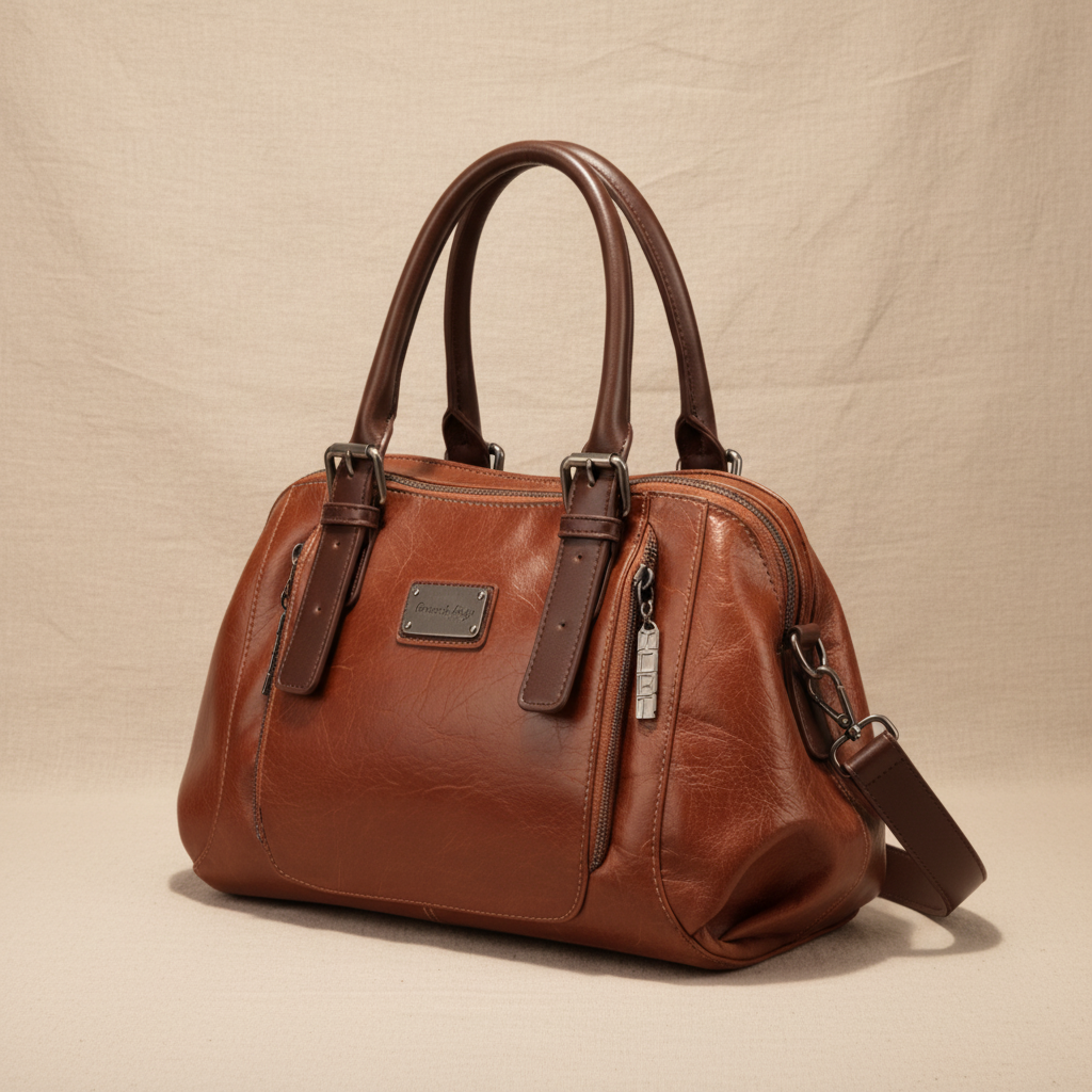 Bolso de cubo de lujo rojo