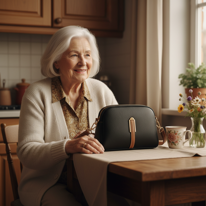 Mila Bolso de hombro de piel