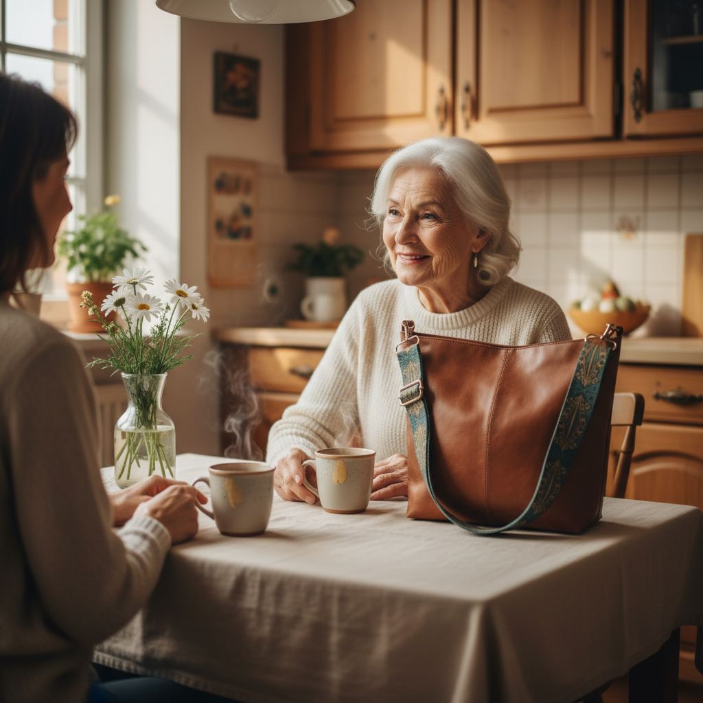 Tamar Bolso de piel vintage